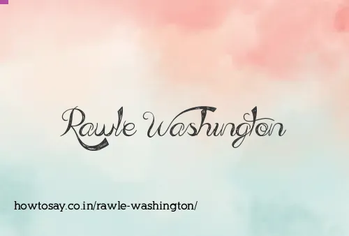 Rawle Washington