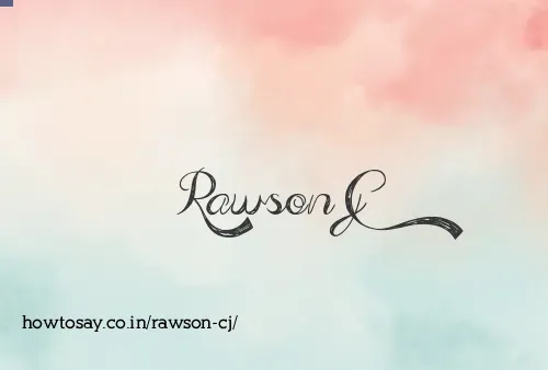 Rawson Cj