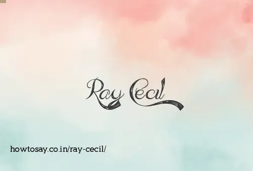Ray Cecil