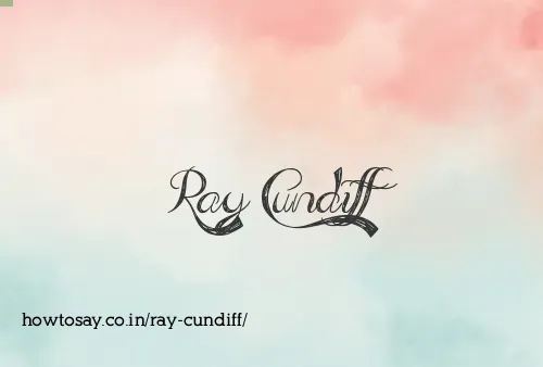 Ray Cundiff