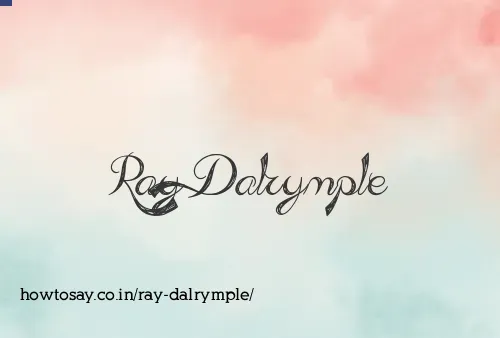 Ray Dalrymple