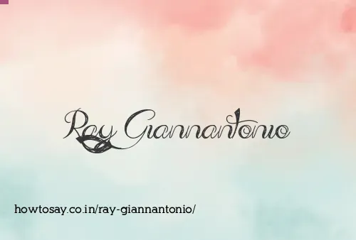 Ray Giannantonio