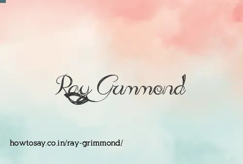 Ray Grimmond