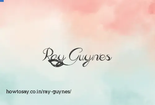 Ray Guynes