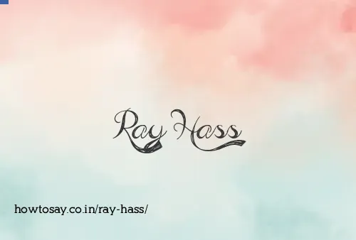 Ray Hass