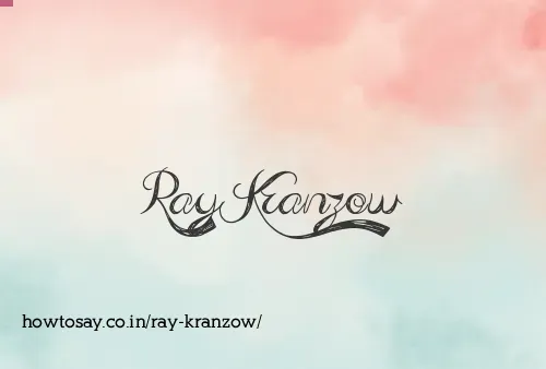 Ray Kranzow