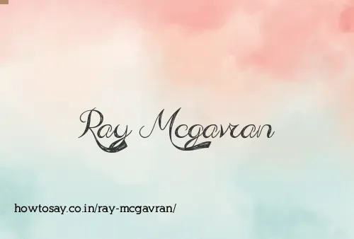 Ray Mcgavran