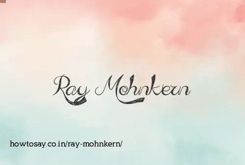 Ray Mohnkern