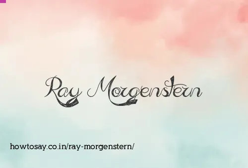 Ray Morgenstern