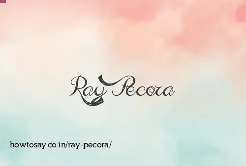 Ray Pecora