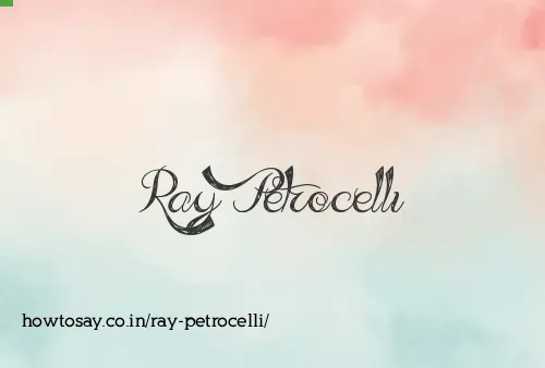 Ray Petrocelli