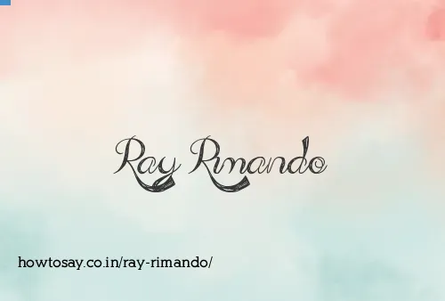 Ray Rimando