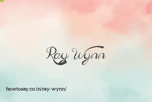 Ray Wynn