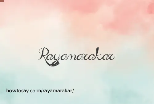 Rayamarakar