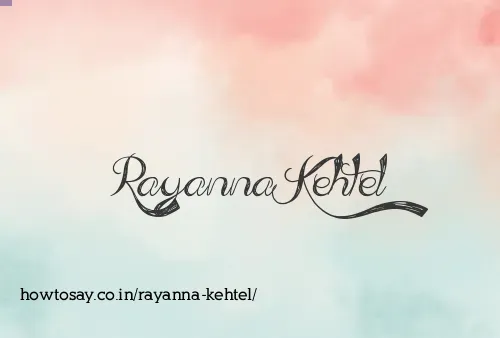 Rayanna Kehtel