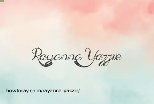 Rayanna Yazzie