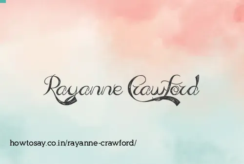 Rayanne Crawford