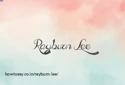 Rayburn Lee