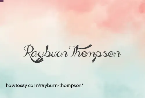 Rayburn Thompson