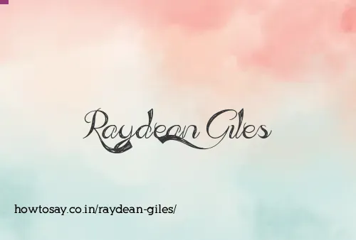 Raydean Giles