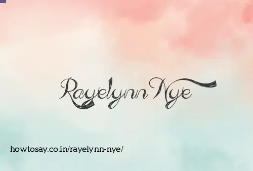Rayelynn Nye