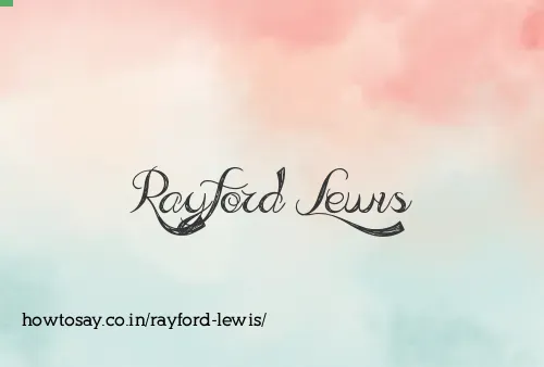 Rayford Lewis