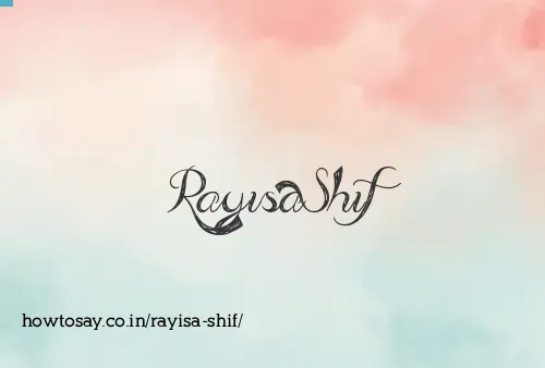 Rayisa Shif