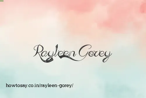 Rayleen Gorey