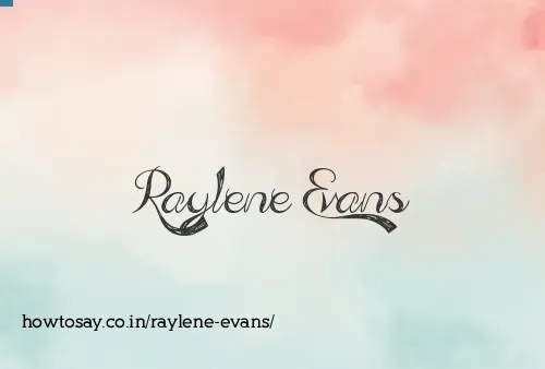 Raylene Evans