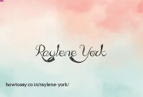 Raylene York