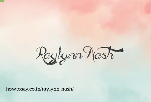 Raylynn Nash