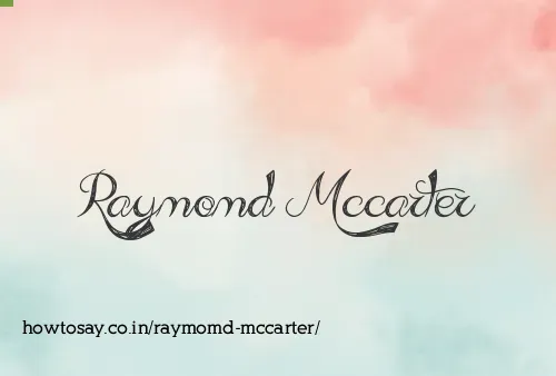 Raymomd Mccarter