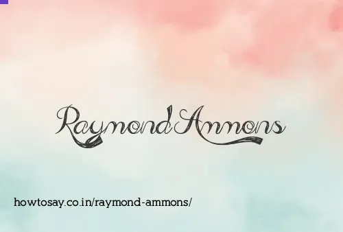Raymond Ammons