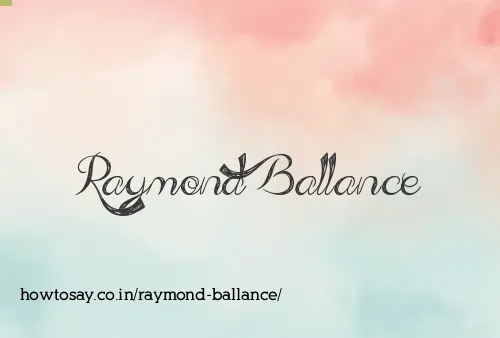 Raymond Ballance