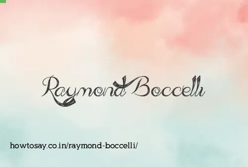 Raymond Boccelli