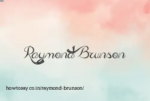 Raymond Brunson