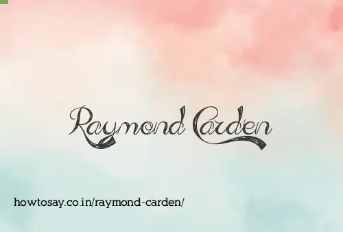 Raymond Carden