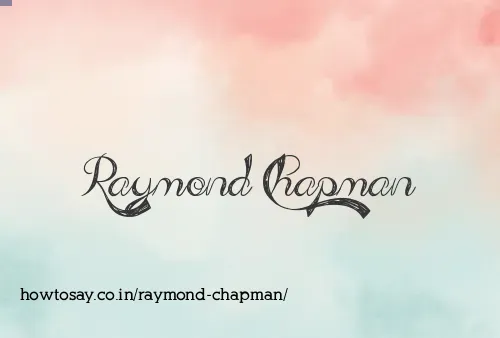 Raymond Chapman