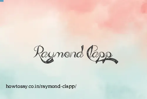 Raymond Clapp