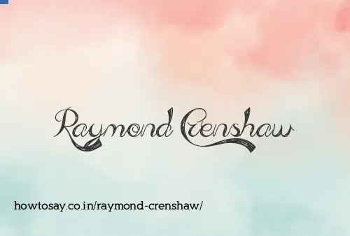 Raymond Crenshaw