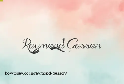 Raymond Gasson