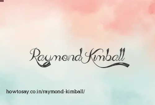 Raymond Kimball