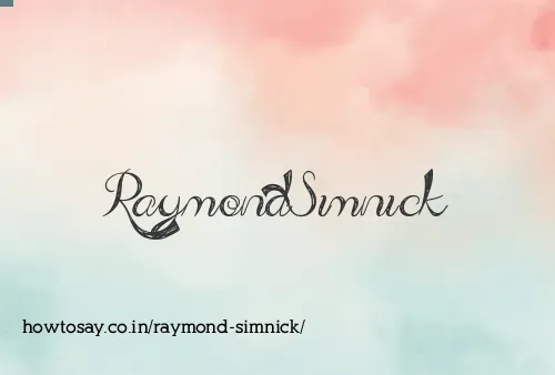 Raymond Simnick