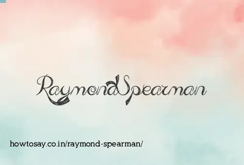 Raymond Spearman