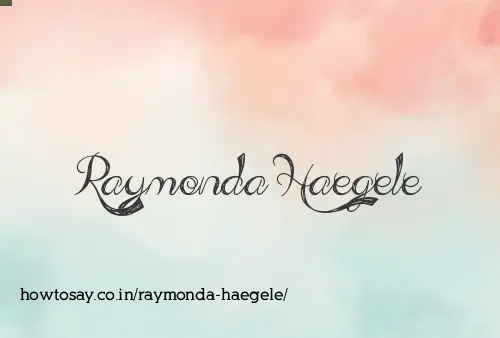 Raymonda Haegele