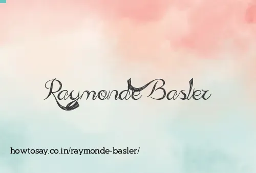 Raymonde Basler