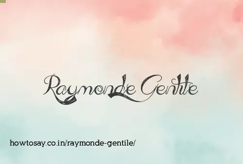 Raymonde Gentile