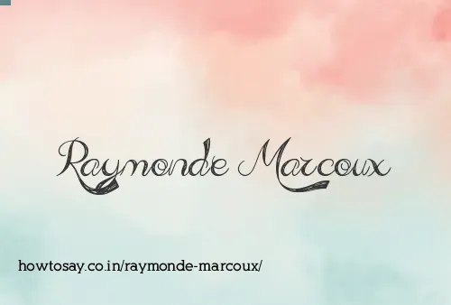 Raymonde Marcoux