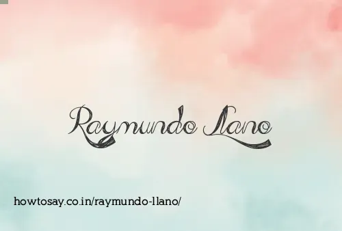 Raymundo Llano