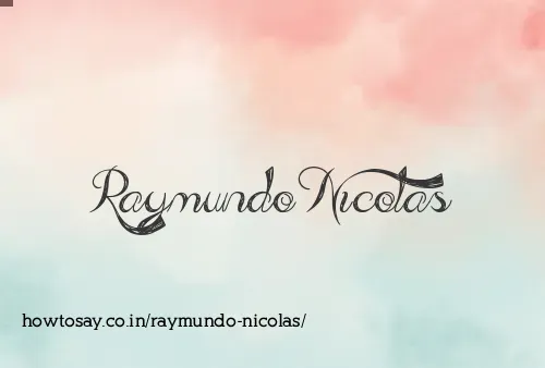 Raymundo Nicolas